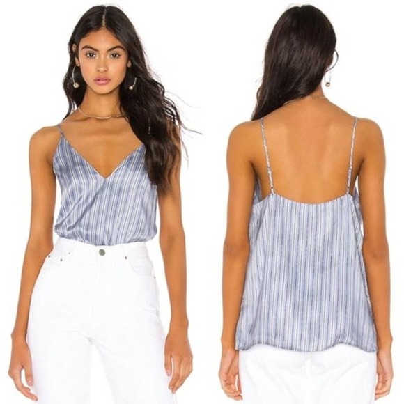Cami NYC Tops - Cami NYC Top The Olivia Cami in Cornflower Stripe Blue White Size S Adjustable